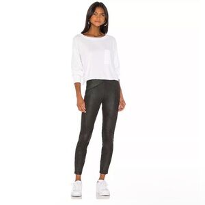Free People Faux Suede Pants Leggings Vegan‎ Jegging H9